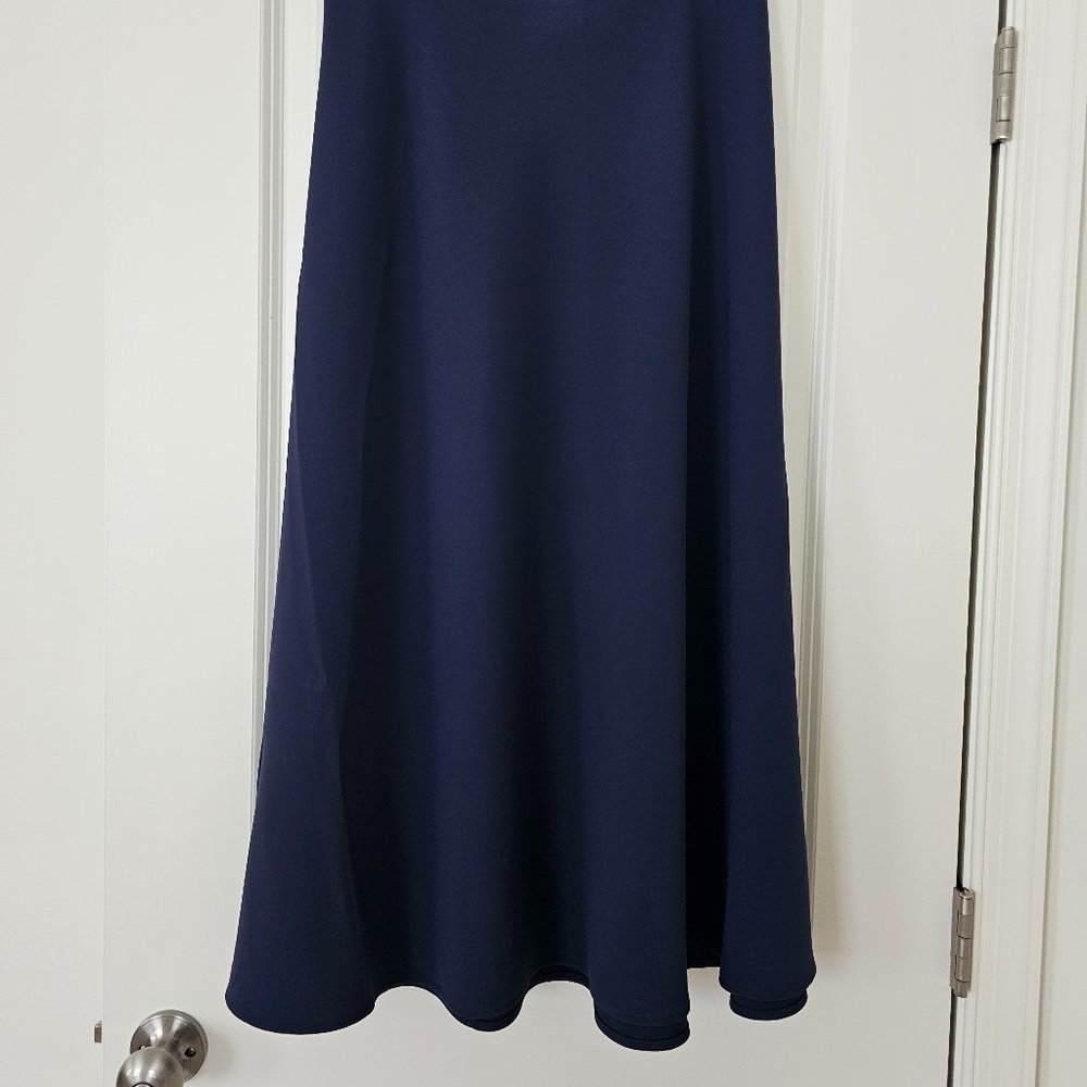 Boden A-Line Navy Blue Full Long Skirt Size 20